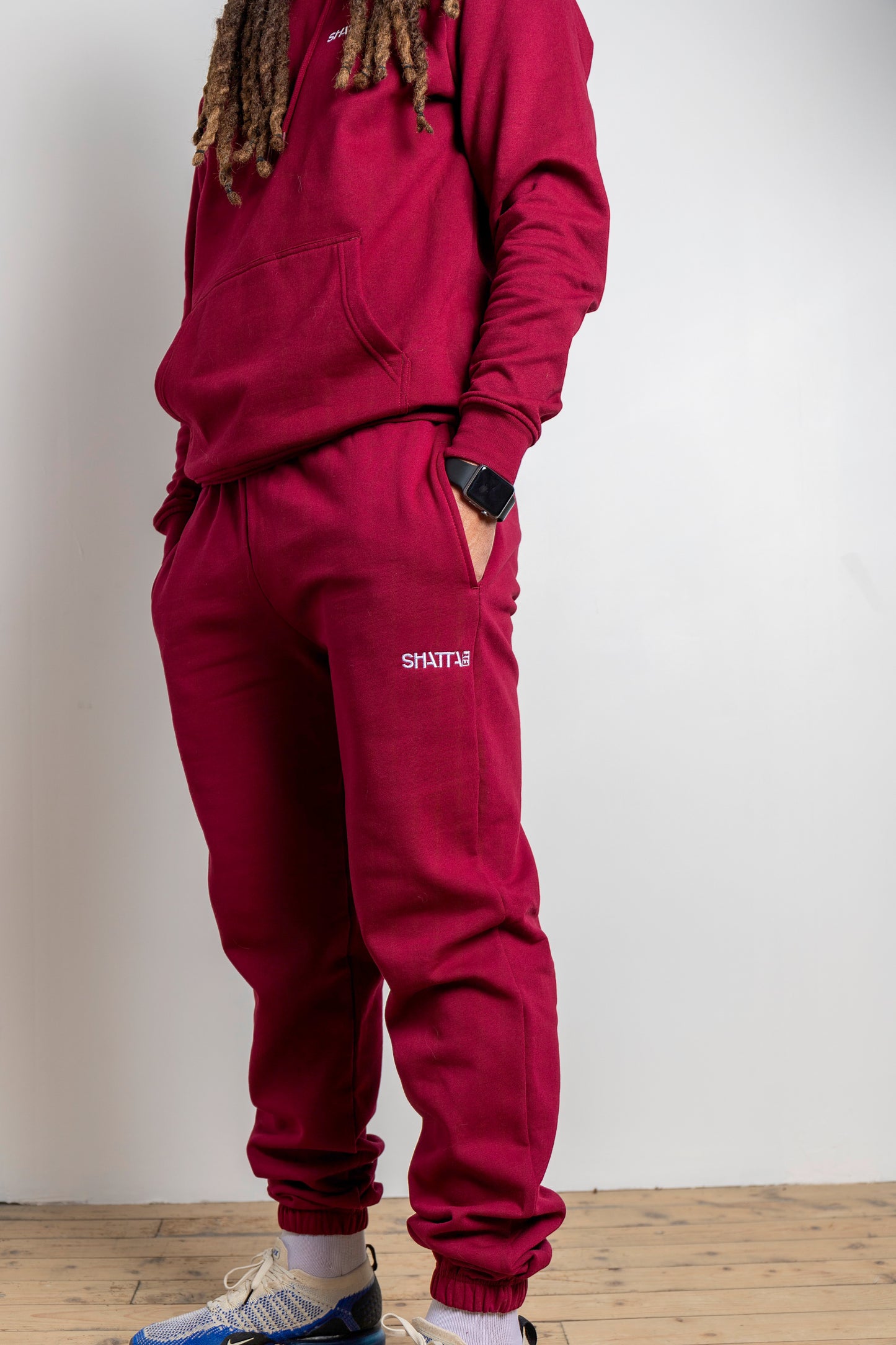 Pantalon jogging bordeaux